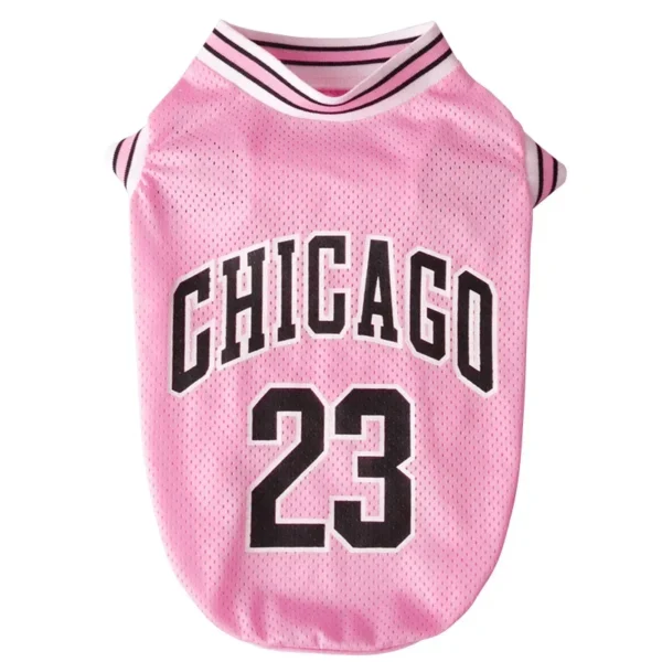 Mesh Breathable Dog Clothes Schnauzer Teddy Sport Large Dog Jersey Basketball Clothing Puppy T-Shirts Summer Pet Cat Shirts - Image 4