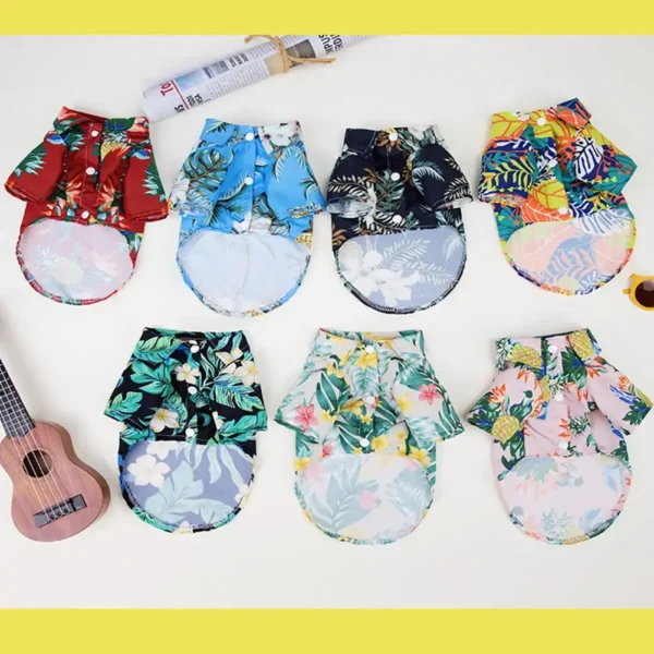 XL-5XL Hawaii Style Cute Summer T-shirts Comfortable Pet Shirt For Medium Large Dog Puppy Pet Clothes Pet Products - Image 5