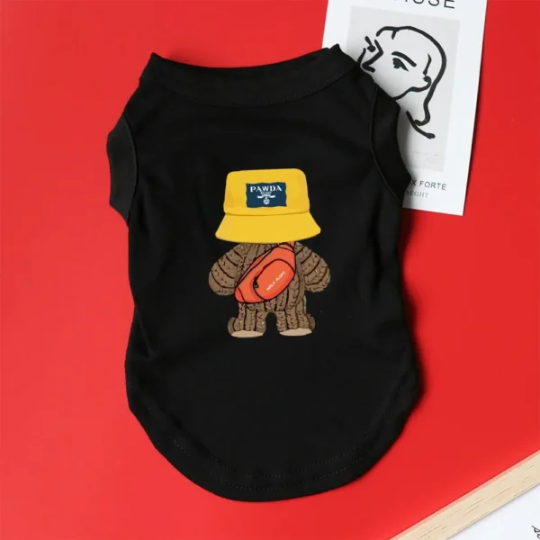 Walk Alone Quality Dog Singlet Puppy Designer Inspired Clothes Small Medium Chihuahua Frenchie Yorkie Bear Pawda Fashion Vest - Image 2